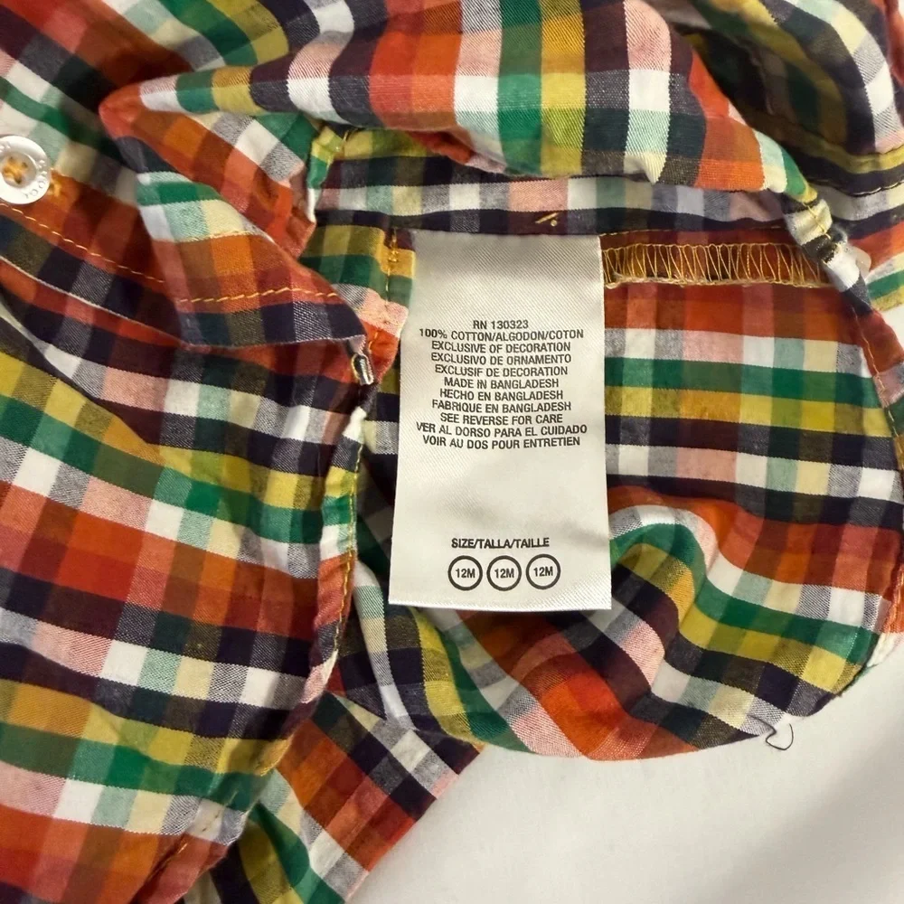 Coogi 3 Piece Outfit includes vest, button down shirt, and jeans. Size 12M